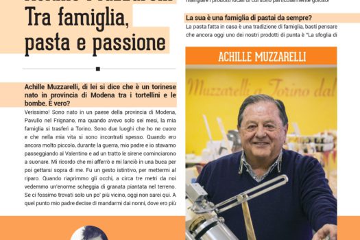 Achille Muzzarelli: fra famiglia, pasta e passione